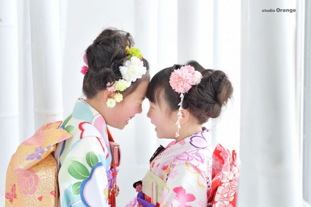 753 七五三　奈良　スタジオ　スォトスタジオ　着物　7才　女の子　可愛い　おしゃれ着物