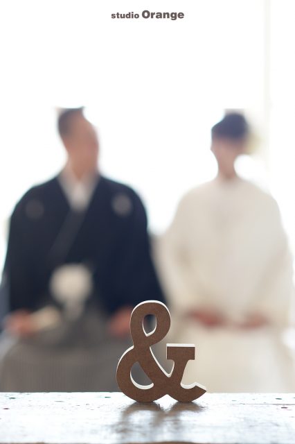 ウェディングフォト　イメージカット　写真だけの結婚式　白無垢　前撮り撮影