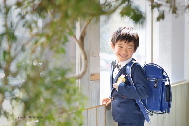 卒園式　入学式　卒園証書　ランドセル　制服　新一年生　小学生　奈良市写真館　入学卒園写真