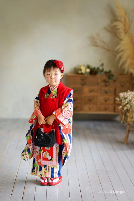 七五三　ご祈祷　参拝　春日大社　帯解寺　生駒神社　お着物　お被布　羽織