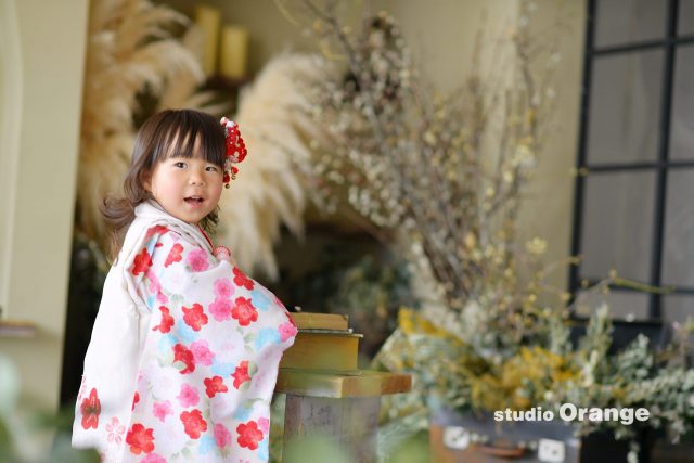 七五三　奈良市　写真館　和装　3歳　女の子