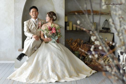 ウエディング　ウエディングフォト　フォトウエディング　結婚式　奈良　写真館　打掛　白無垢　ウエディングドレス　奈良ウエディングフォト