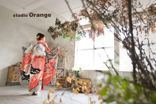 フォトスタジオ　写真館　スタジオ　奈良市　写真　スタジオオレンジ　オレンジ　