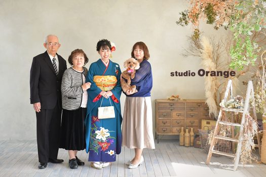 奈良店　フォトスタジオ　写真館　成人式　振袖　家族写し　