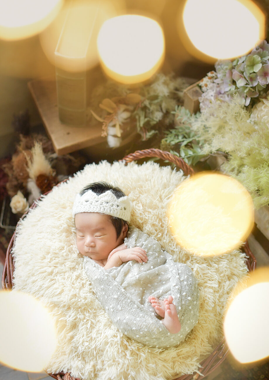 ニューボーンフォト5点セット ニューボーンフォト