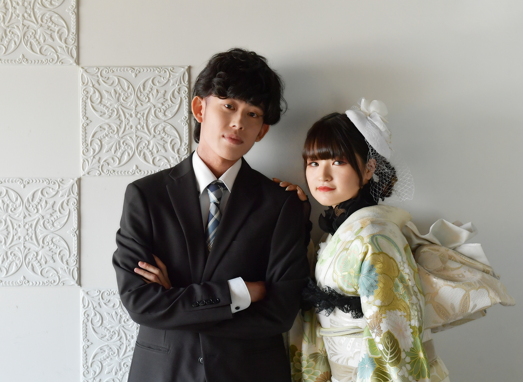 奈良市の写真館スタジオオレンジで撮影した成人式記念撮影　20歳女の子　振袖