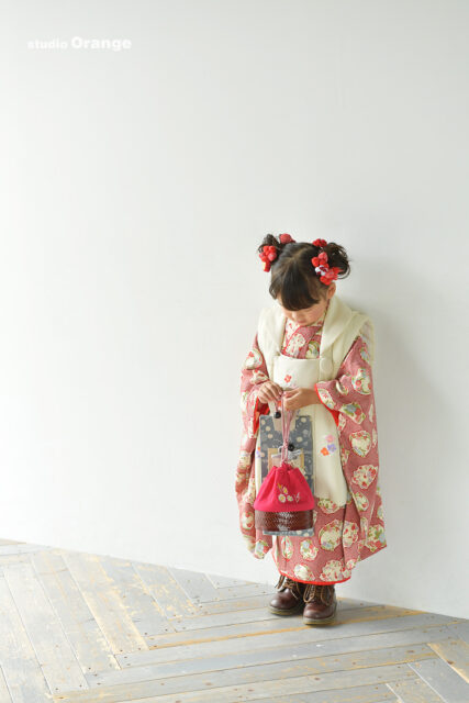 スタジオオレンジ　奈良　七五三　3歳女の子