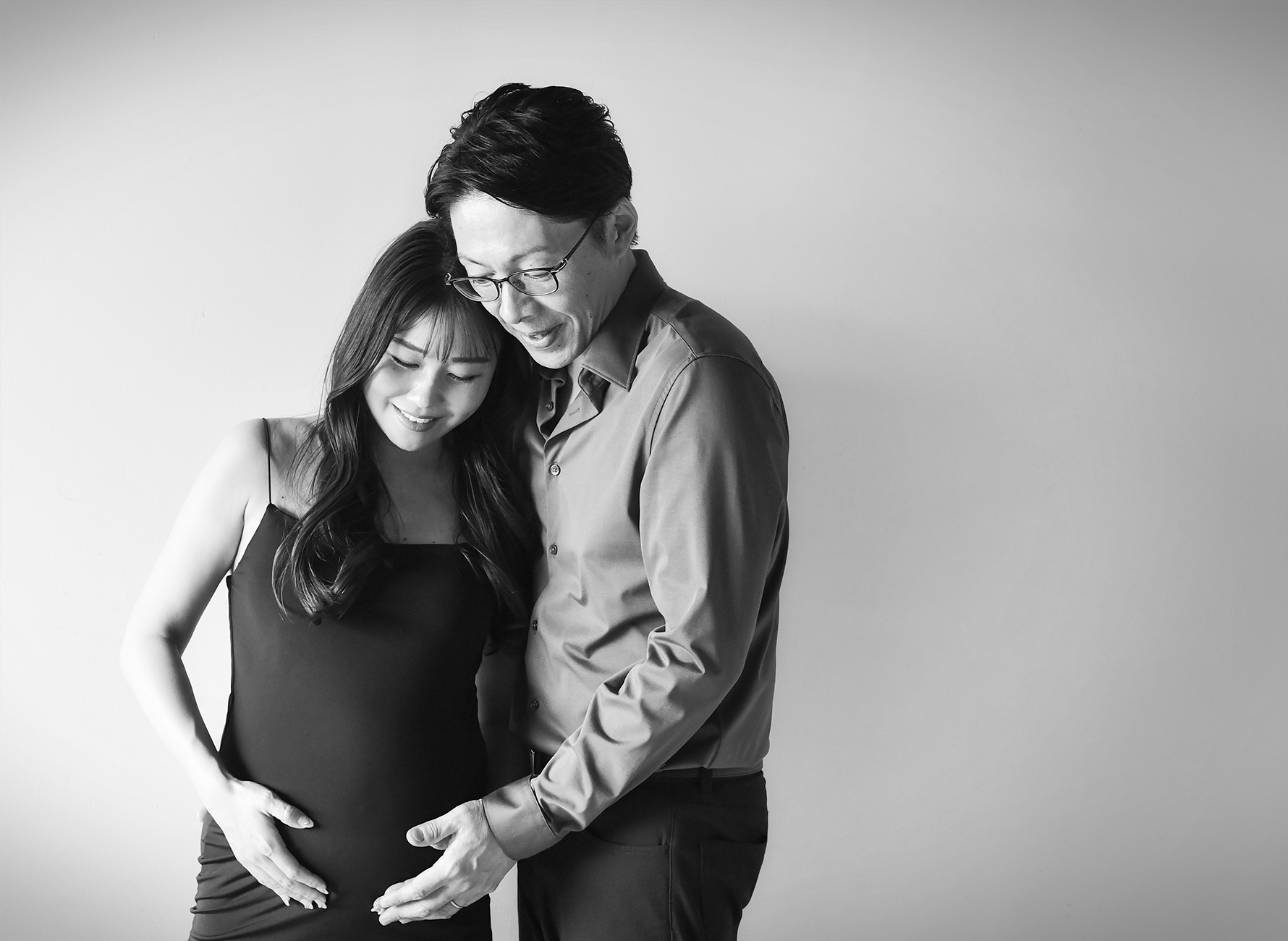 奈良市で撮影したマタニティフォト 夫婦の写真 妊娠36週