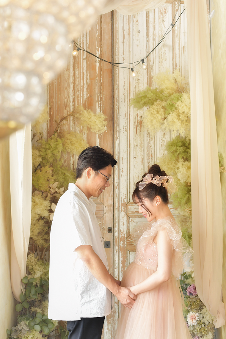 奈良市で撮影したマタニティフォト 妊娠36週 夫婦撮影写真