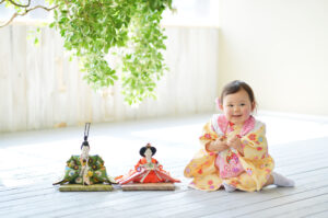 桃の節句　おひなさま　スタジオオレンジ