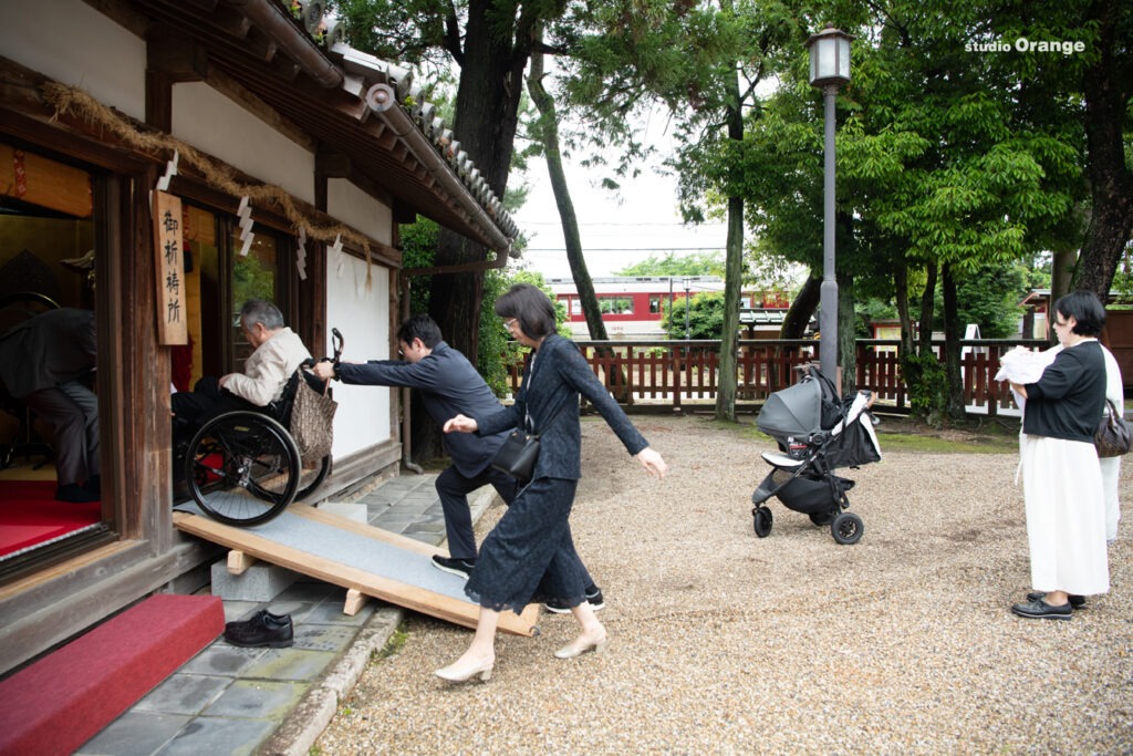 薬師寺 休ヶ岡八幡宮 お宮参り出張写真撮影