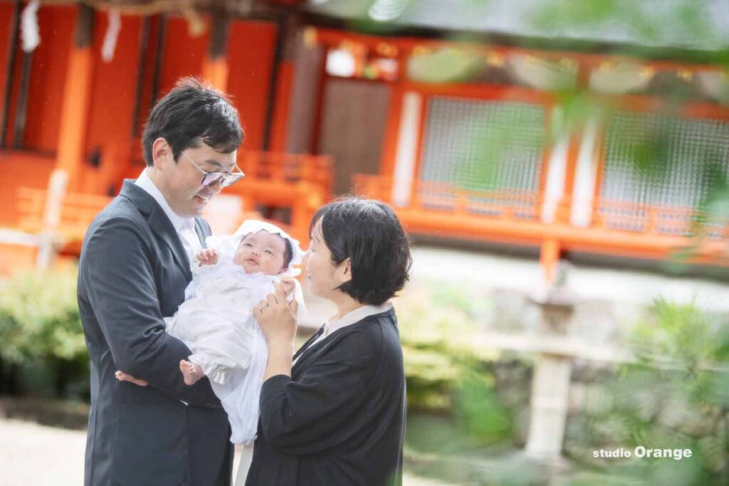 薬師寺 休ヶ岡八幡宮 お宮参り出張写真撮影