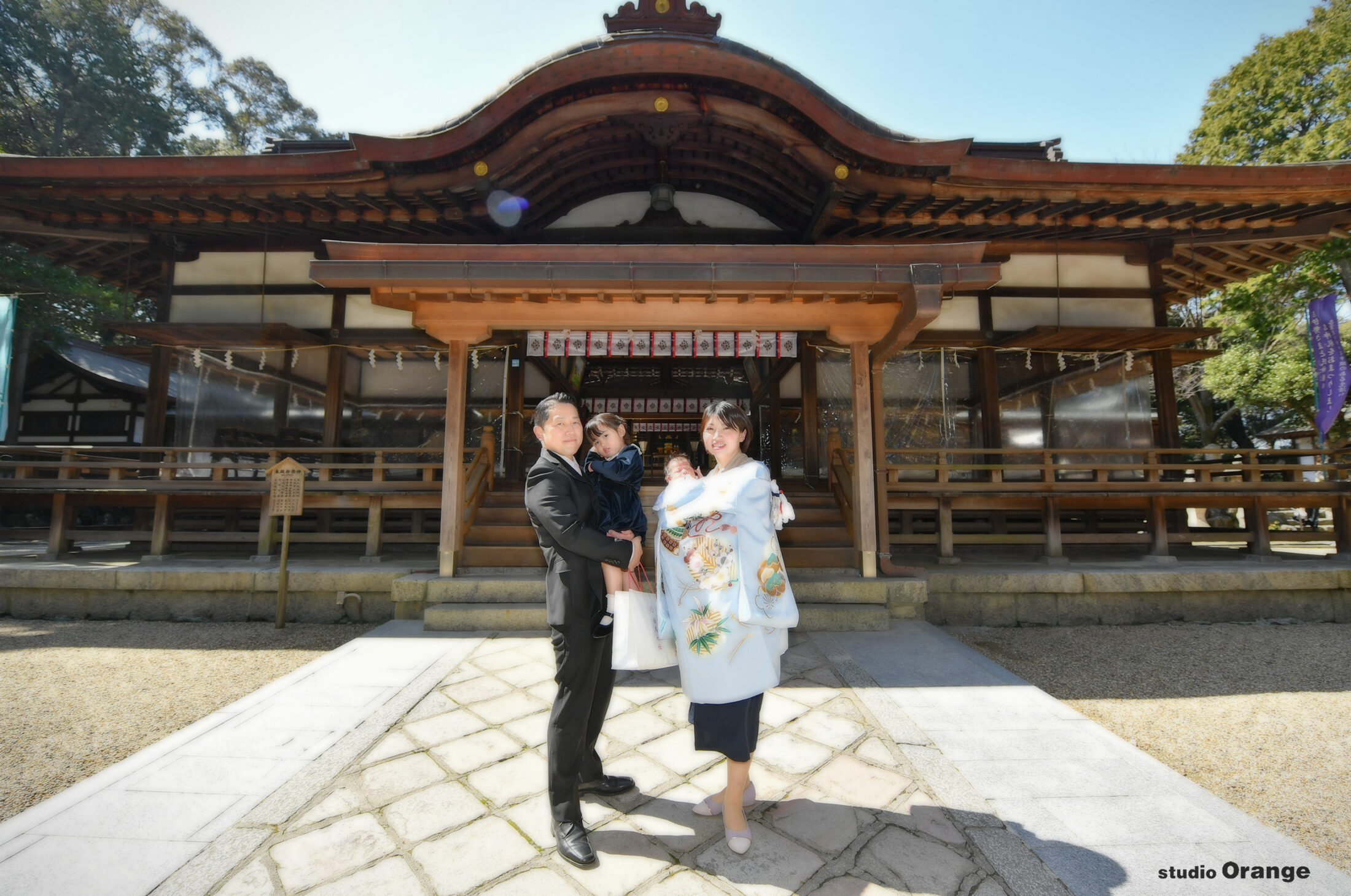 往馬大社（生駒大社）でお宮参り
