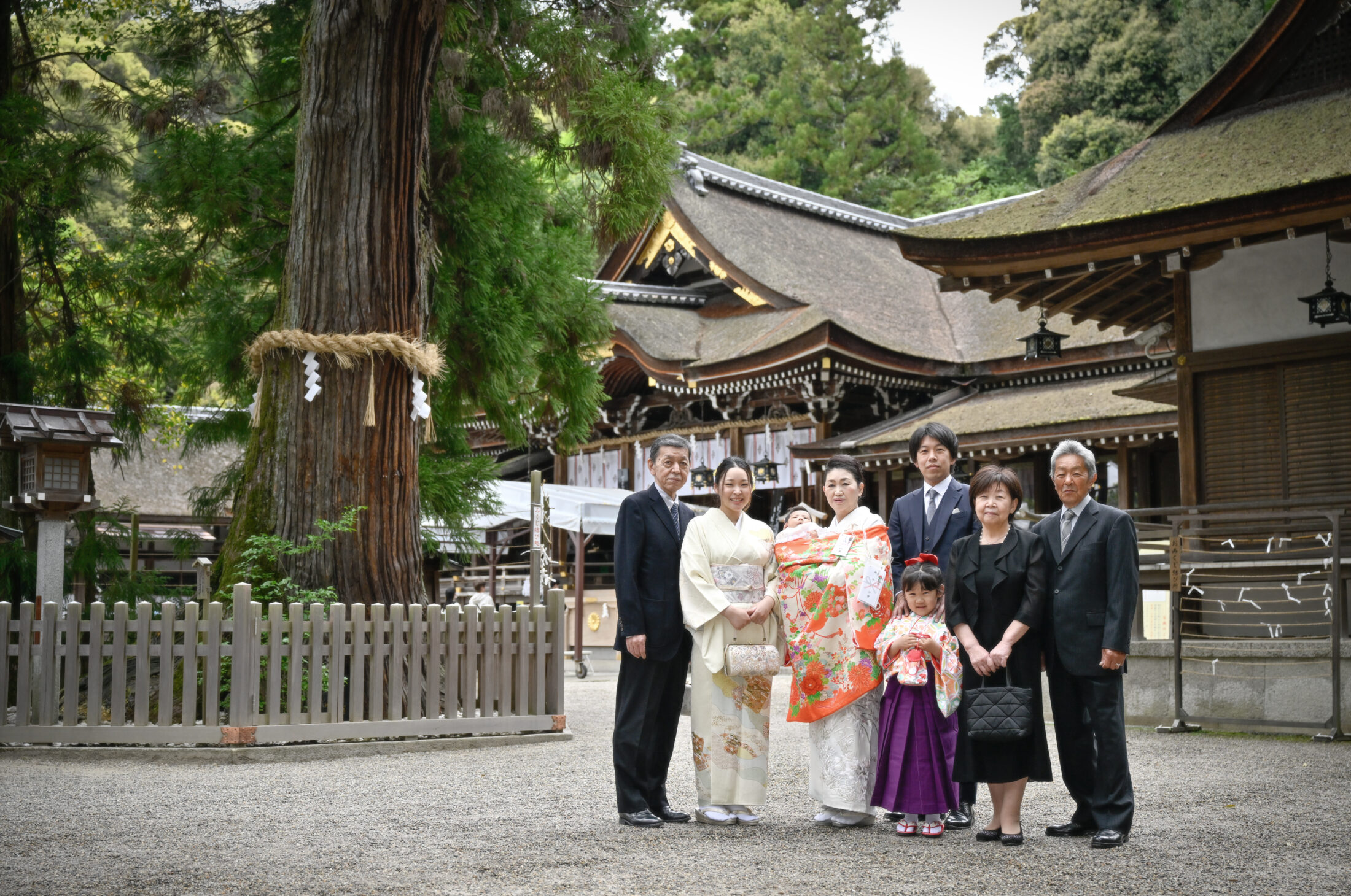 大神神社でお宮参り