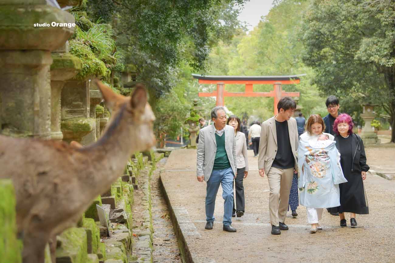 ご祈祷の日に残すお宮参りの出張撮影　